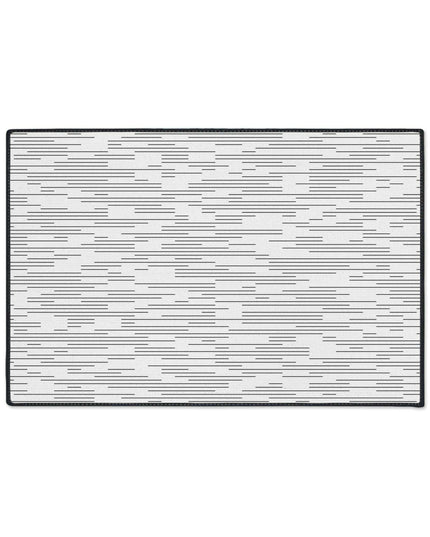 Elegant Ethnic-Inspired Area Rug - Chic Black Trim & Lively Cultural Patterns