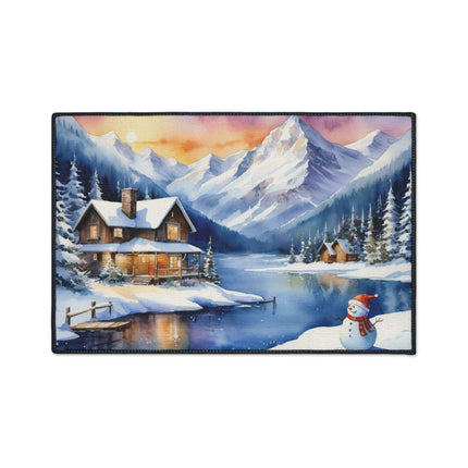 Personalized Luxury Polyester Area Rug with Anti-Slip Backing