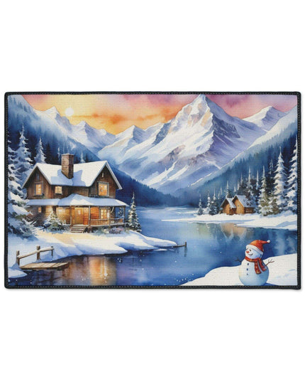 Personalized Luxury Polyester Area Rug with Anti-Slip Backing