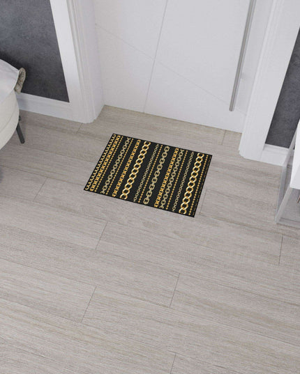 Gilded Links Custom Luxury Floor Rug - Redefine Your Interior Style