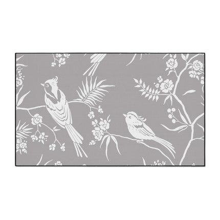 Chic Customizable Nordic Birds Floor Mat for Contemporary Home Styling