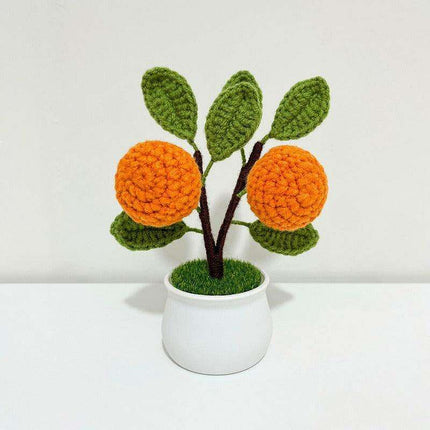 Handcrafted Korean Wool Sunflower Arrangement for Chic Home Elegance