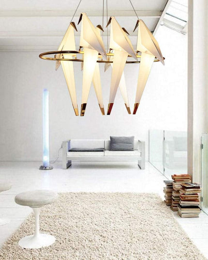 Nature-Inspired Nordic Bird Ceiling Lamp with Elegant Design