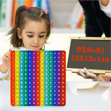 Math Pop Sensory Silicone Toy Set for Interactive Learning