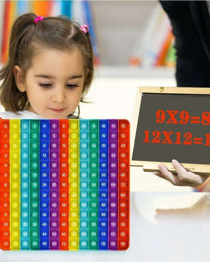Math Pop Sensory Silicone Toy Set for Interactive Learning