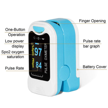 CMS50NA Finger Tip Pulse Oximeter SpO2 Blood Oxygen Monitor Heart Rate