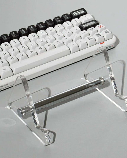 Sleek 3-Tier Clear Acrylic Keyboard Display Rack