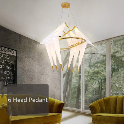 Nature-Inspired Nordic Bird Ceiling Lamp with Elegant Design