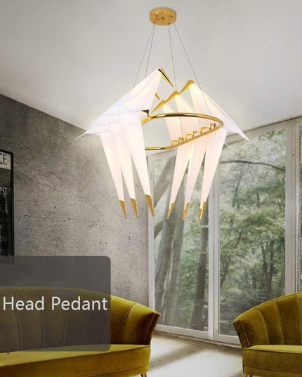 Nature-Inspired Nordic Bird Ceiling Lamp with Elegant Design