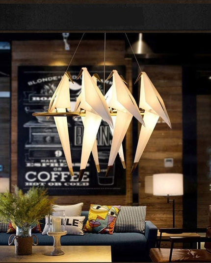 Nature-Inspired Nordic Bird Ceiling Lamp with Elegant Design