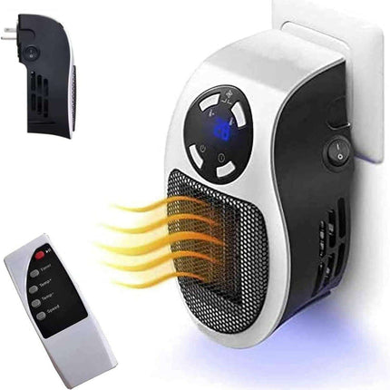 500W Remote-Controlled Ceramic Heater - Perfect for Home and Office Comfort