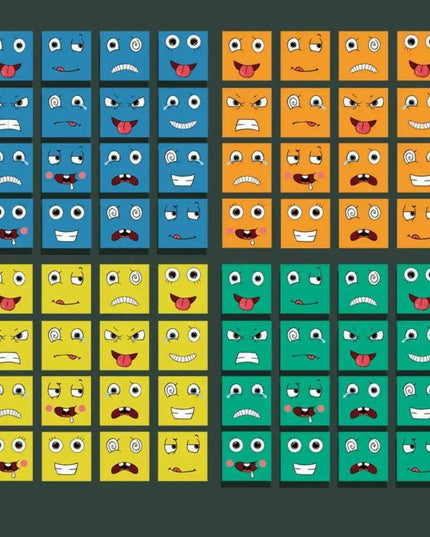 Emoticon Adventure Eco-Friendly Puzzle Set: Fun Learning Tool for Kids