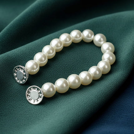 Curtain Tie Rope Strap ABS Pearl Magnet Curtain Buckle