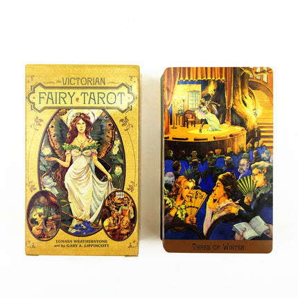 English Version Tarot Cards Set 10.5x7.5cm Color Box