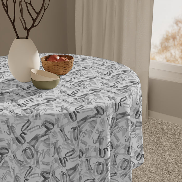 Maison d'Elite Custom Square Tablecloth | Elegant 55.1" x 55.1" Polyester Fabric