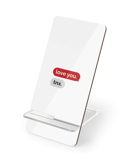 Chic Abstract Geometric Phone Stand for a Sophisticated Workspace