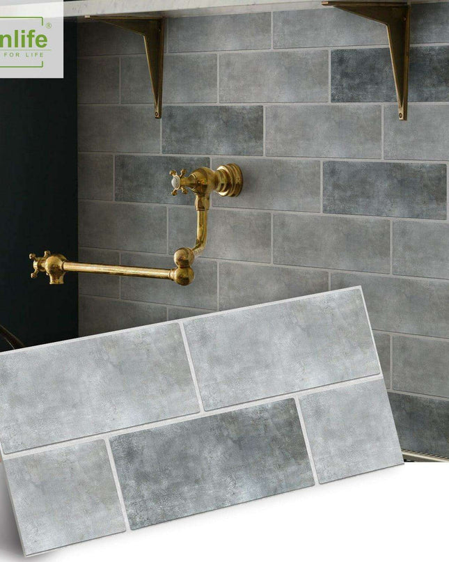 Industrial Charm Brick Wall Stickers: Effortless Home Upgrade