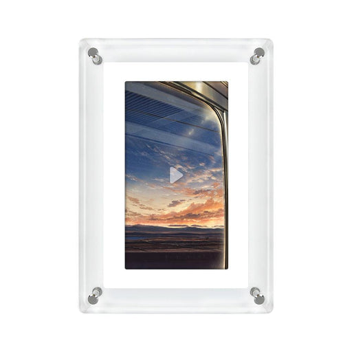 5-Inch High-Definition Digital Photo Frame with Video Playback – Stylish Versatile Display Device