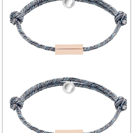 Peekaboo Studio Customized Stainless Steel Couples Name Bracelet