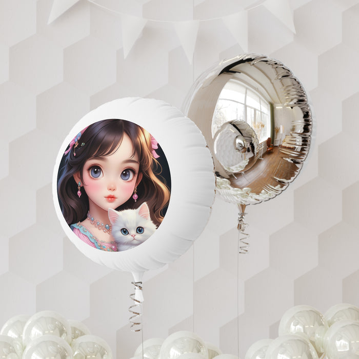 Luxury Princess Mylar Helium Balloon - Elegant, Durable, and Ideal for Special Occasions