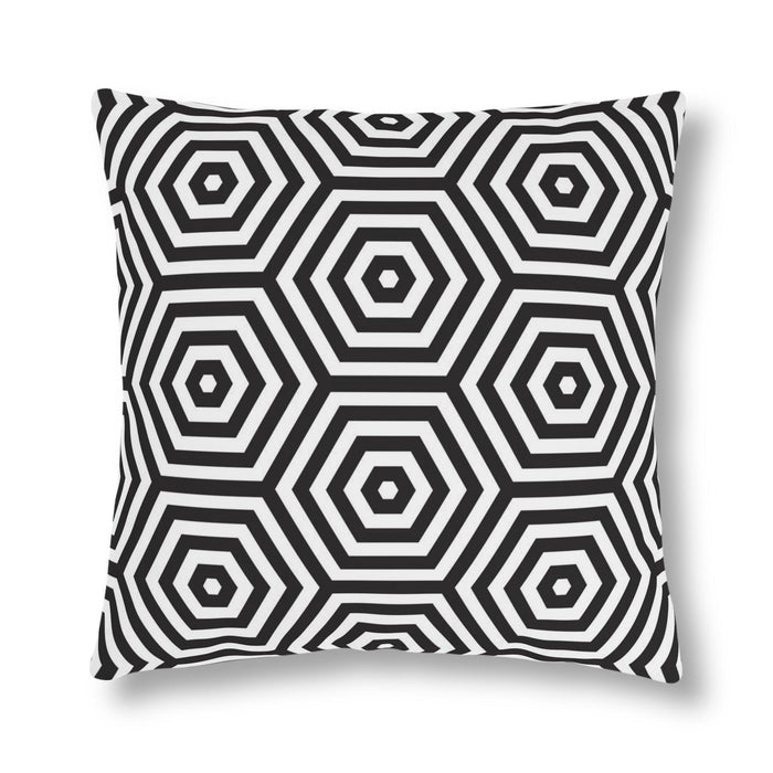 Stylish Waterproof Geometric Floral Throw Pillows for Indoor and Outdoor Decor
