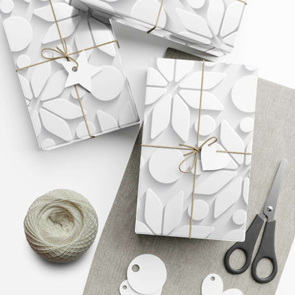 Luxurious 3D Christmas Gift Wrap Set - Maison d'Elite Premium Paper Collection