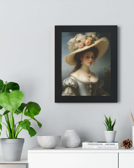 Elegant Femme Fatale: Sustainable Art Print for Stylish Home Interiors