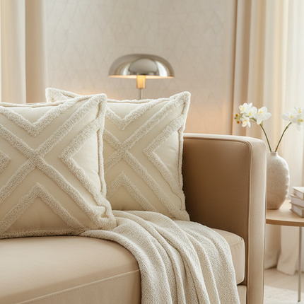 Tassel Tufted Pillow Decoration Cushion Cover