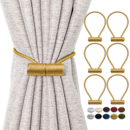 Solid Color Magnetic Curtain Strap Curtain Buckle