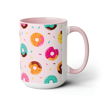 Sophisticated Two-Tone Ceramic Mug Collection - 15oz by Maison d'Elite