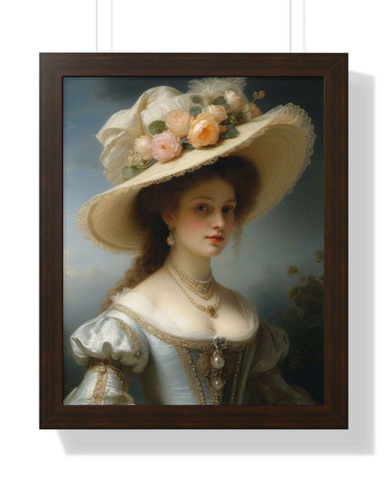 Elegant Femme Fatale: Sustainable Art Print for Stylish Home Interiors