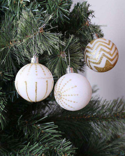 Elegant 24-Piece Holiday Bauble Collection for Festive Decor