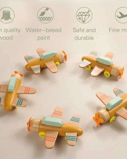 Educational Wooden Train Set for Babies - Montessori-Inspired Learning Toy with Trolley and Number Blocks