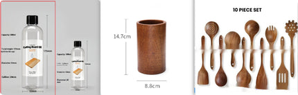 Food Grade Mineral Oil For Solid Wood Cutting Board Maintenance 300ml