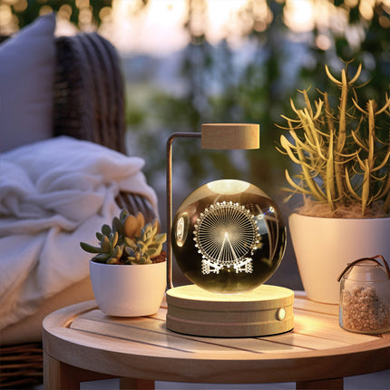Peekaboo Studio Cosmic Dinosaur Night Light - USB Powered & Warm Glow