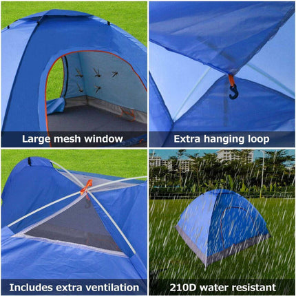 Peekaboo Studio 3-4 Person Automatic Tent, Waterproof & UV Protected