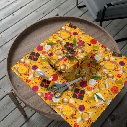 Exquisite 3D Luxury Christmas Gift Wrap Collection: Matte & Satin Options