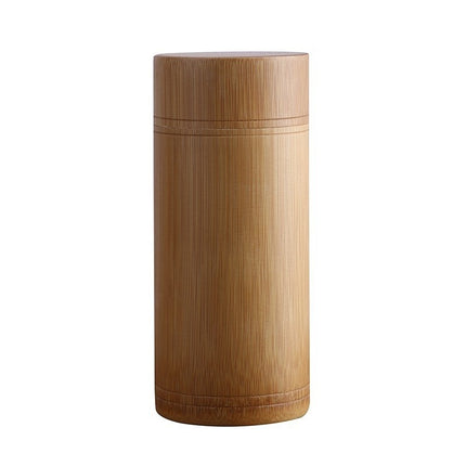 Portable Bamboo Tea Jar Sealed Bamboo Pipe