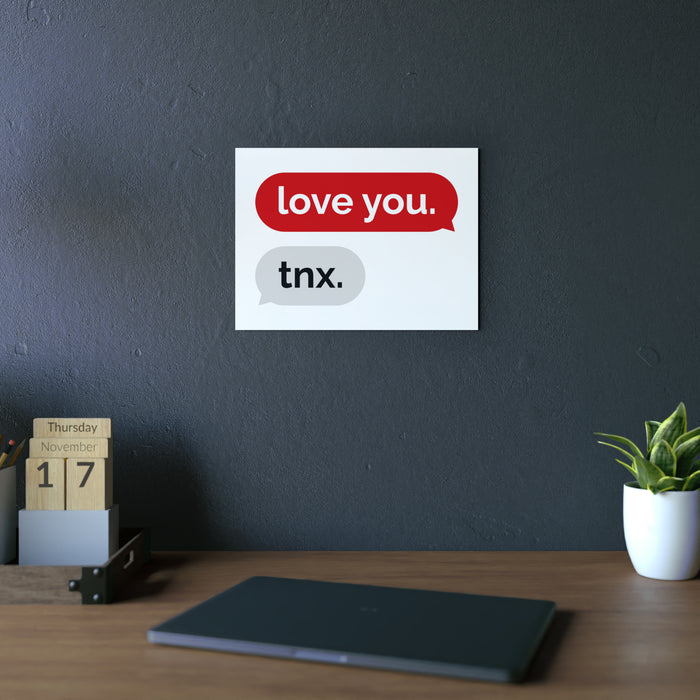 Personalized Deluxe Aluminum Composite Sheets for Valentine's Day