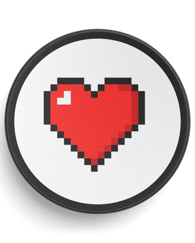 Custom Elegance Black Hockey Puck: Personalized Luxury on Ice