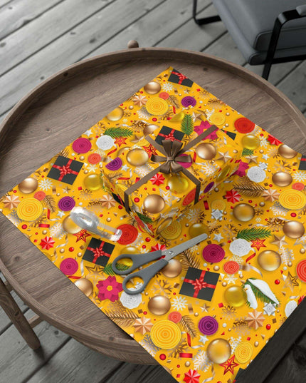 Exquisite 3D Luxury Christmas Gift Wrap Collection: Matte & Satin Options