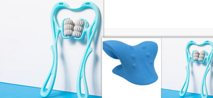 Multifunctional Manual Six-wheel Neck Massager Massage Relieve Roller