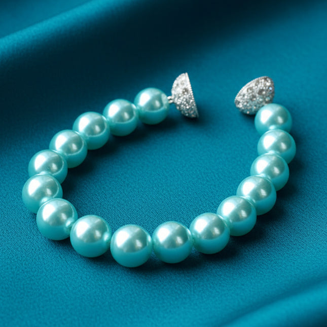 Curtain Tie Rope Strap ABS Pearl Magnet Curtain Buckle