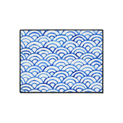 Vintage Fish Scale Personalized Area Mat - Stylish and Reliable