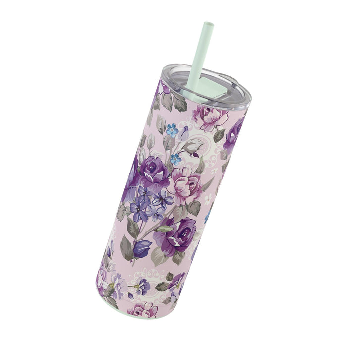 20oz Elegant Matte Stainless Steel Skinny Tumbler by Maars Maker - Sip in Luxury