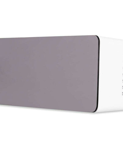 Sleek LED Mirror Alarm Clock with Temperature & Night Mode for Stylish Mornings