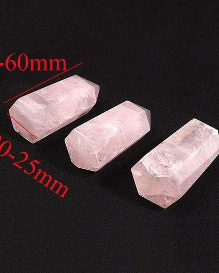 Elegant Handcrafted Rose Quartz Crystal Point for Positive Energy and Harmony