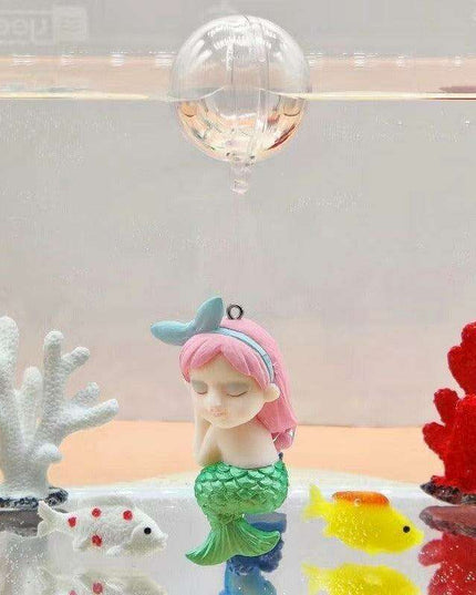 Aquatic Harmony: Chinese-Inspired Resin Sculpture for Enchanting Aquariums