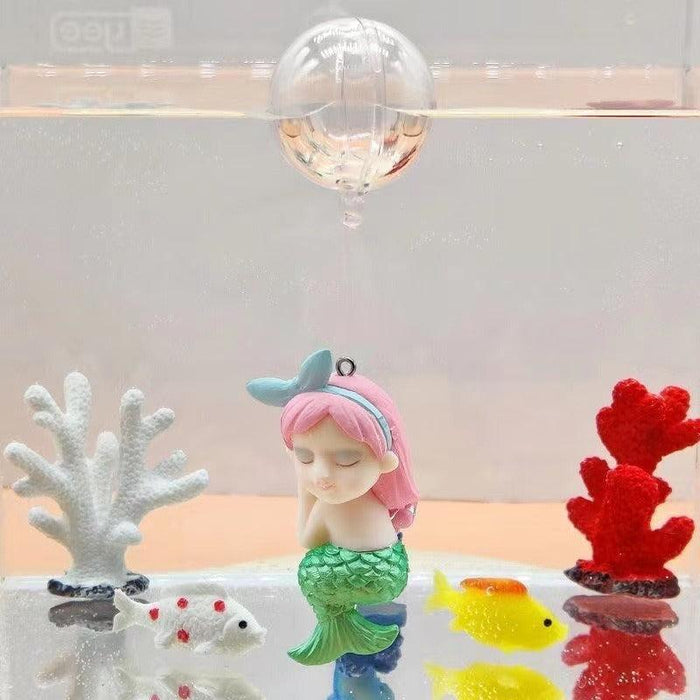 Aquatic Harmony: Chinese-Inspired Resin Sculpture for Enchanting Aquariums