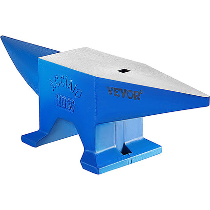 VEVOR 30KG Portable Steel Anvil - Rugged Cast Iron for Blacksmithing